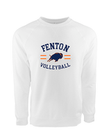 Fenton HS Boys Volleyball Curve - Crewneck Sweatshirt
