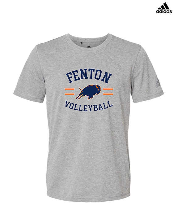 Fenton HS Boys Volleyball Curve - Mens Adidas Performance Shirt
