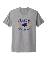 Fenton HS Boys Volleyball Curve - Mens Select Cotton T-Shirt