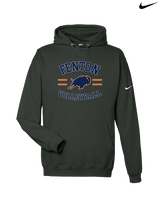 Fenton HS Boys Volleyball Curve - Nike Club Fleece Hoodie