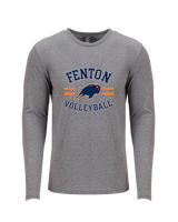 Fenton HS Boys Volleyball Curve - Tri-Blend Long Sleeve