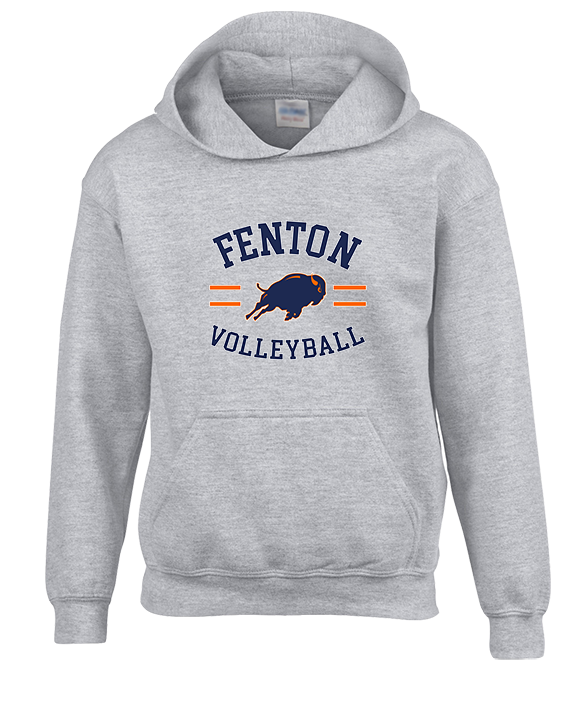 Fenton HS Boys Volleyball Curve - Unisex Hoodie