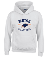 Fenton HS Boys Volleyball Curve - Unisex Hoodie
