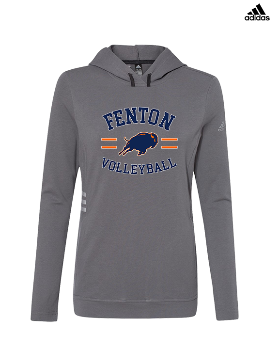Fenton HS Boys Volleyball Curve - Womens Adidas Hoodie