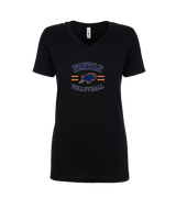 Fenton HS Boys Volleyball Curve - Womens Vneck