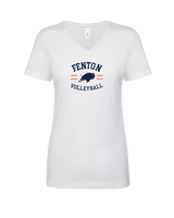Fenton HS Boys Volleyball Curve - Womens Vneck
