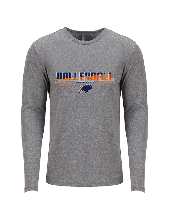 Fenton HS Boys Volleyball Cut - Tri-Blend Long Sleeve