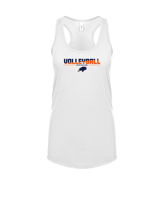 Fenton HS Boys Volleyball Cut - Womens Tank Top