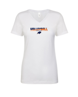 Fenton HS Boys Volleyball Cut - Womens Vneck