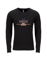 Fenton HS Boys Volleyball HalfVball - Tri-Blend Long Sleeve