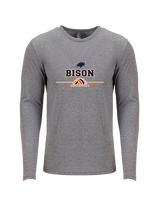 Fenton HS Boys Volleyball HalfVball - Tri-Blend Long Sleeve
