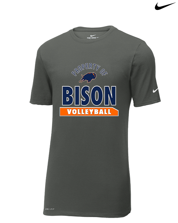 Fenton HS Boys Volleyball Property - Mens Nike Cotton Poly Tee
