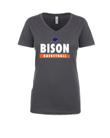 Fenton HS Girls Basketball Basketball - Womens V-Neck