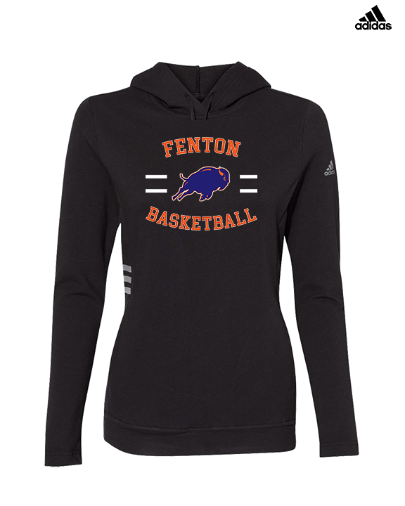Fenton HS Girls Basketball Curve - Womens Adidas Hoodie