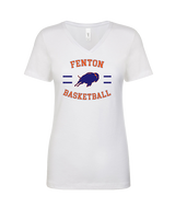 Fenton HS Girls Basketball Curve - Womens Vneck