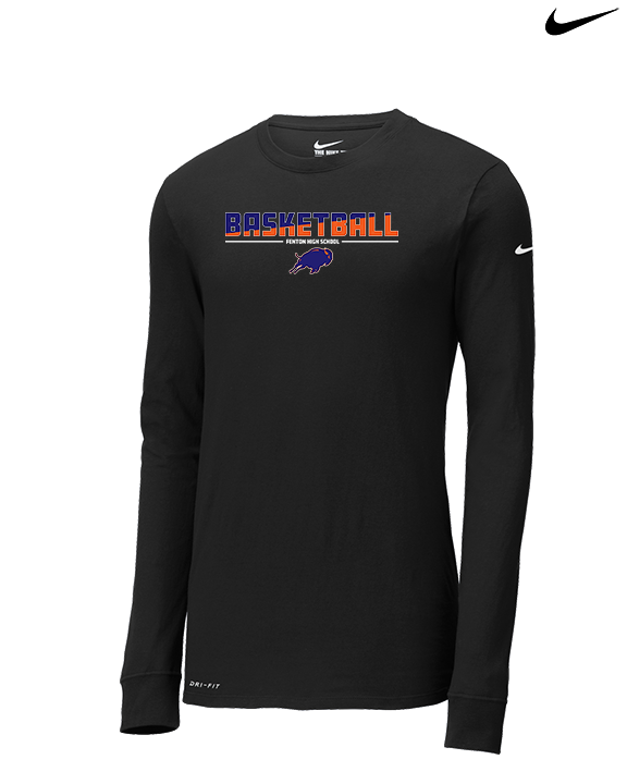Fenton HS Girls Basketball Cut - Mens Nike Longsleeve