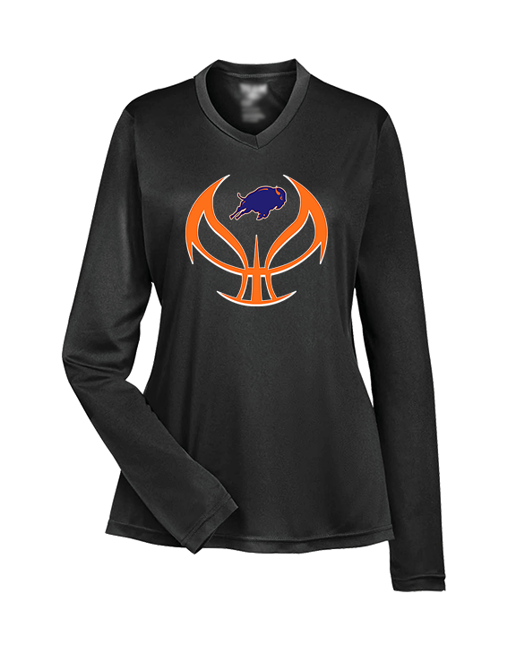 Fenton HS Girls Basketball Full Ball - Womens Performance Longsleeve
