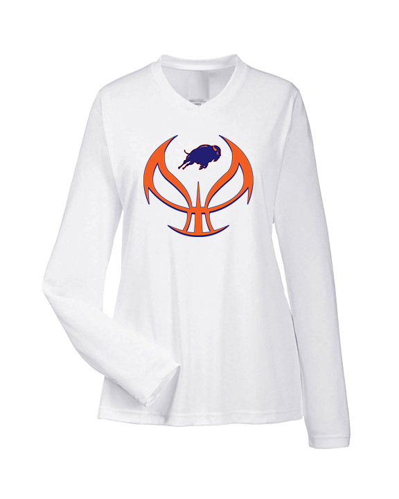 Fenton HS Girls Basketball Full Ball - Womens Performance Longsleeve