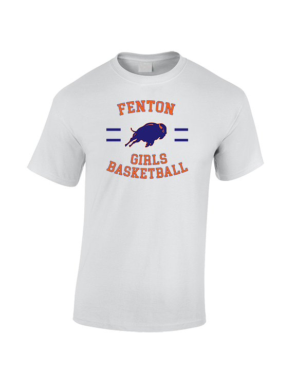 Fenton HS Girls Basketball Girls Curve - Cotton T-Shirt