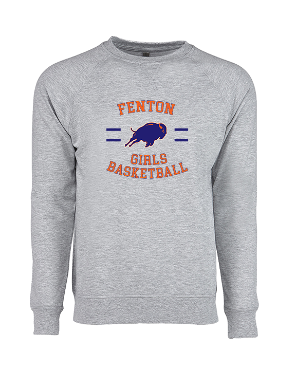 Fenton HS Girls Basketball Girls Curve - Crewneck Sweatshirt