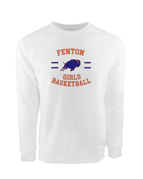 Fenton HS Girls Basketball Girls Curve - Crewneck Sweatshirt
