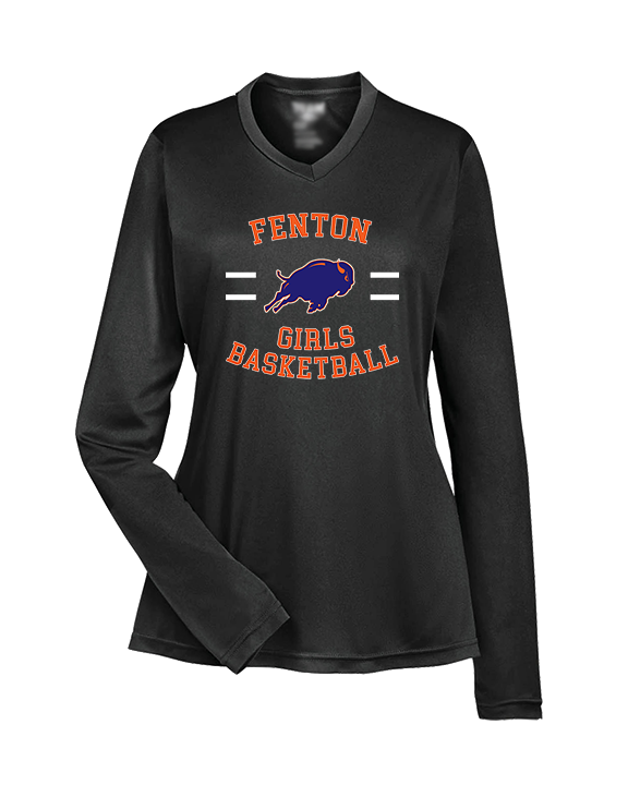 Fenton HS Girls Basketball Girls Curve - Womens Performance Longsleeve