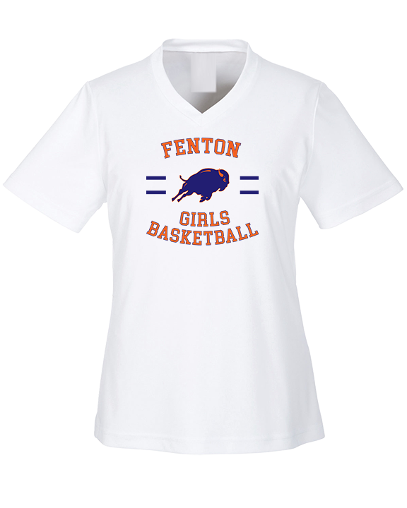 Fenton HS Girls Basketball Girls Curve - Womens Performance Shirt