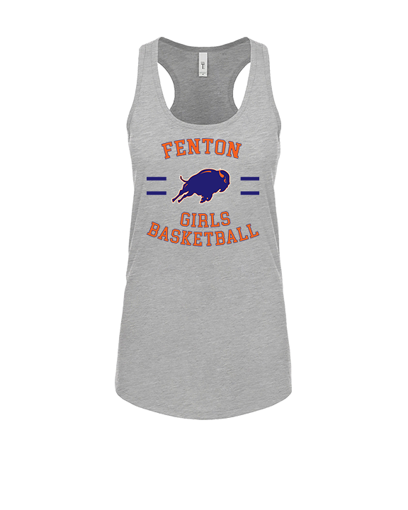 Fenton HS Girls Basketball Girls Curve - Womens Tank Top