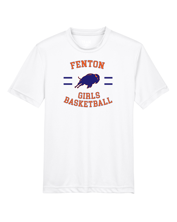 Fenton HS Girls Basketball Girls Curve - Youth Performance Shirt