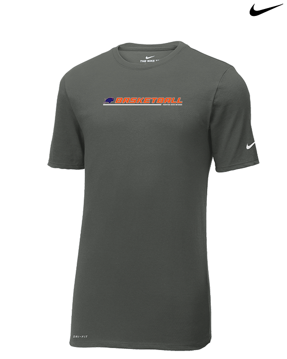 Fenton HS Girls Basketball Lines - Mens Nike Cotton Poly Tee