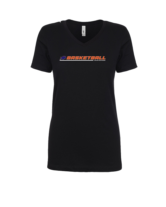 Fenton HS Girls Basketball Lines - Womens Vneck