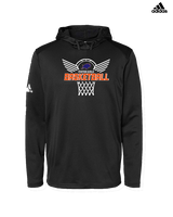 Fenton HS Girls Basketball Nothing But Net - Mens Adidas Hoodie