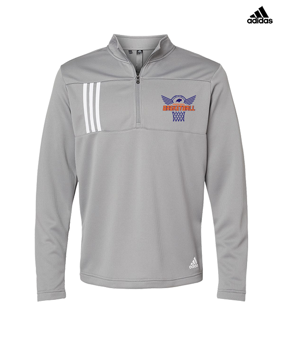 Fenton HS Girls Basketball Nothing But Net - Mens Adidas Quarter Zip