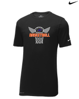 Fenton HS Girls Basketball Nothing But Net - Mens Nike Cotton Poly Tee
