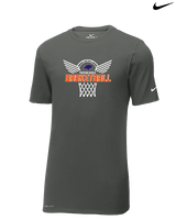 Fenton HS Girls Basketball Nothing But Net - Mens Nike Cotton Poly Tee