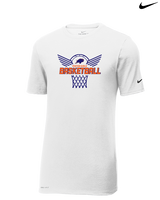 Fenton HS Girls Basketball Nothing But Net - Mens Nike Cotton Poly Tee