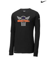 Fenton HS Girls Basketball Nothing But Net - Mens Nike Longsleeve