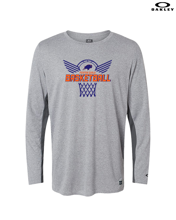 Fenton HS Girls Basketball Nothing But Net - Mens Oakley Longsleeve