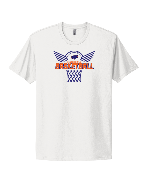 Fenton HS Girls Basketball Nothing But Net - Mens Select Cotton T-Shirt
