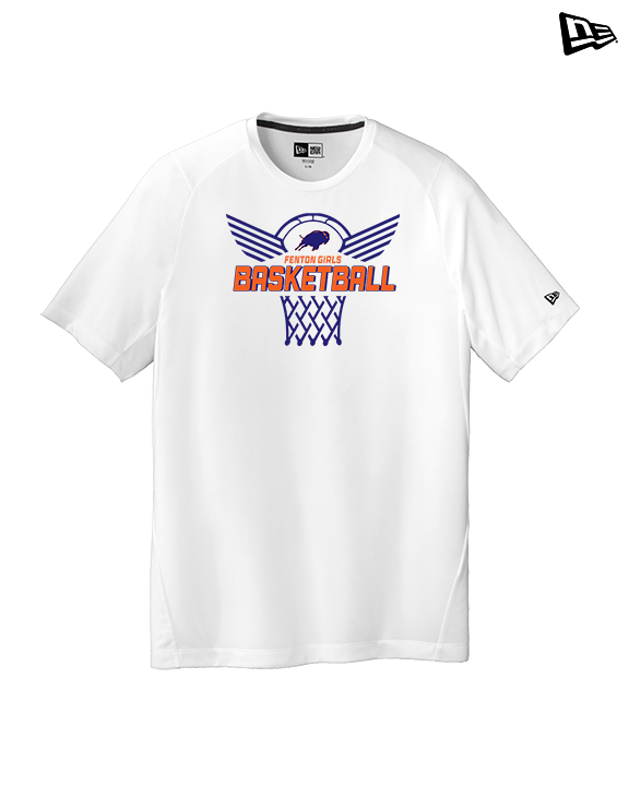 Fenton HS Girls Basketball Nothing But Net - New Era Performance Shirt