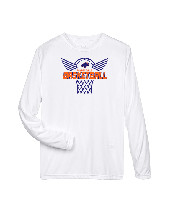 Fenton HS Girls Basketball Nothing But Net - Performance Longsleeve