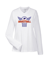 Fenton HS Girls Basketball Nothing But Net - Womens Performance Longsleeve