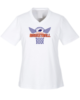 Fenton HS Girls Basketball Nothing But Net - Womens Performance Shirt