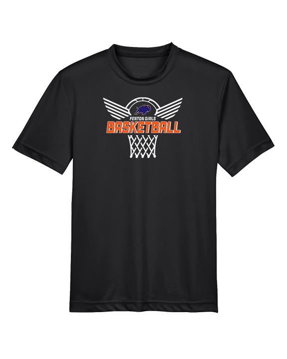 Fenton HS Girls Basketball Nothing But Net - Youth Performance Shirt