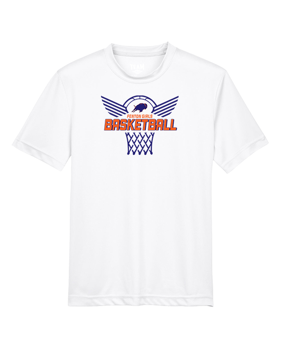 Fenton HS Girls Basketball Nothing But Net - Youth Performance Shirt