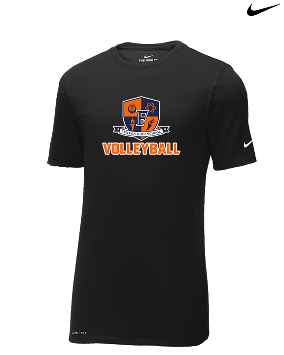 Fenton HS Girls Volleyball Additional Volleyball - Mens Nike Cotton Poly Tee