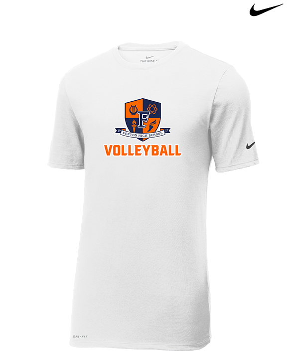 Fenton HS Girls Volleyball Additional Volleyball - Mens Nike Cotton Poly Tee