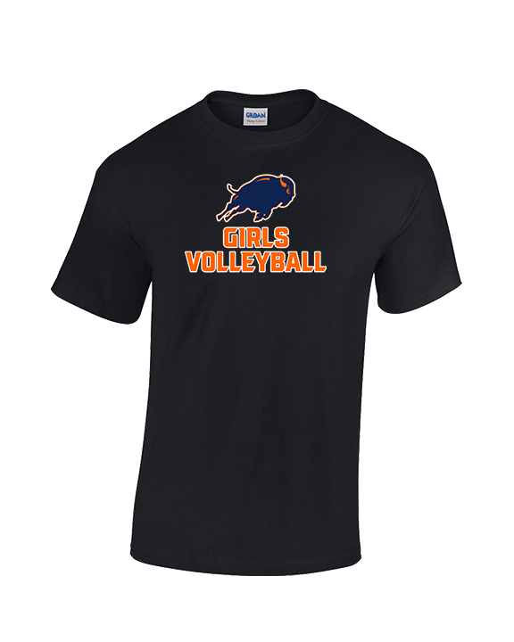 Fenton HS Girls Volleyball Main Logo - Cotton T-Shirt