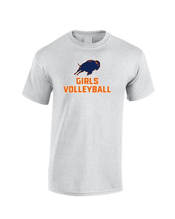Fenton HS Girls Volleyball Main Logo - Cotton T-Shirt