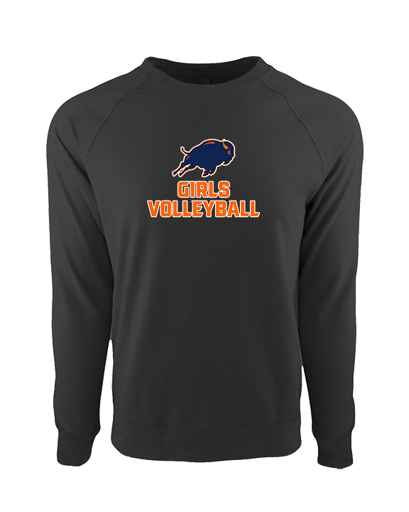 Fenton HS Girls Volleyball Main Logo - Crewneck Sweatshirt